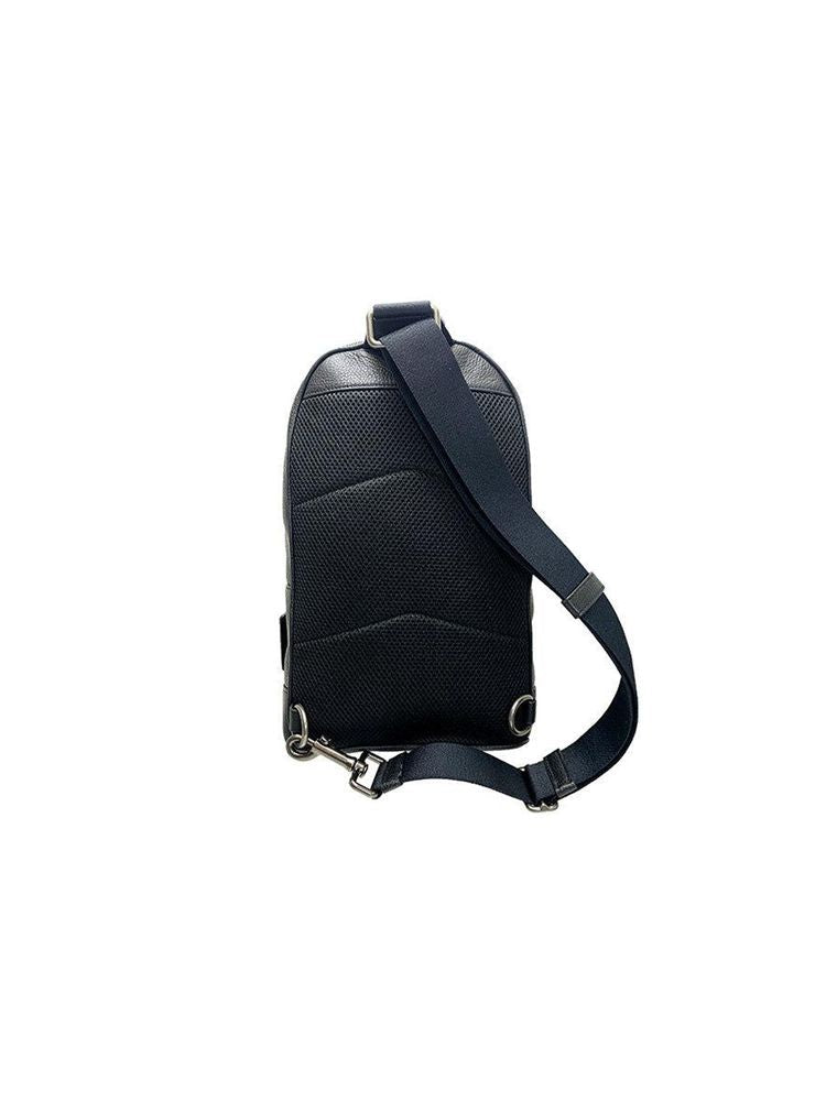 Coach West Pack Shoulder Bag — Black Leather