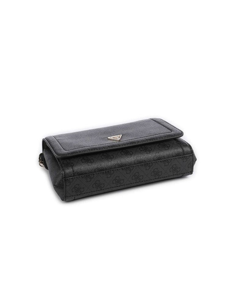 Guess Crossbody Bag — Black Polyurethane