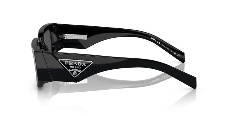 Prada 0pr Rectangle-Frame Plastic Sunglasses — Black