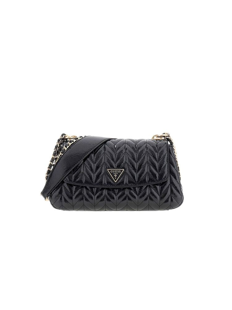 Guess Cheryl Crossbody Bag — Black Polyurethane