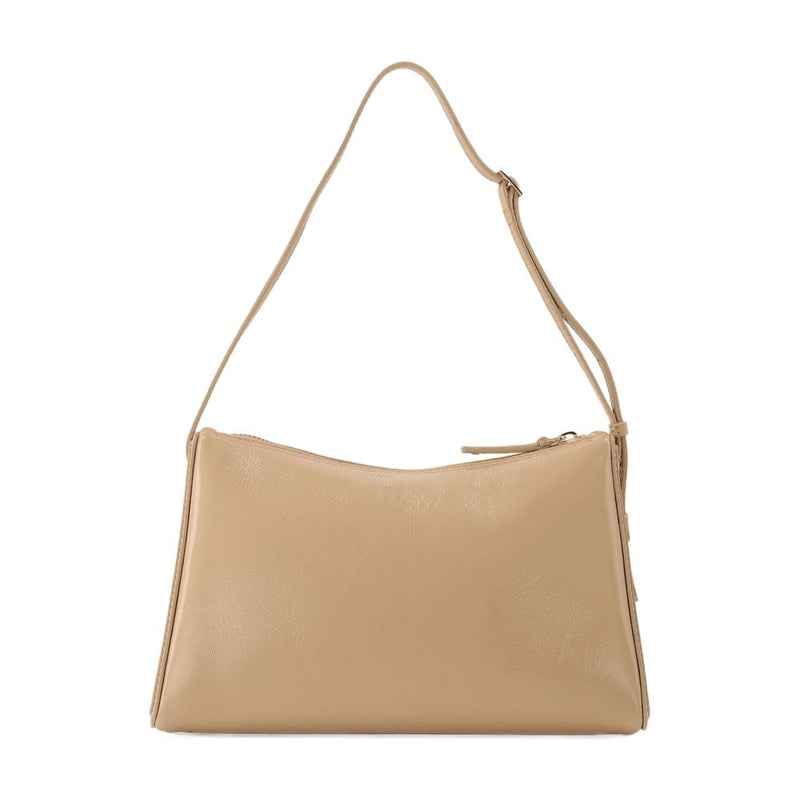 Manu Atelier Shoulder Bag — Beige Leather