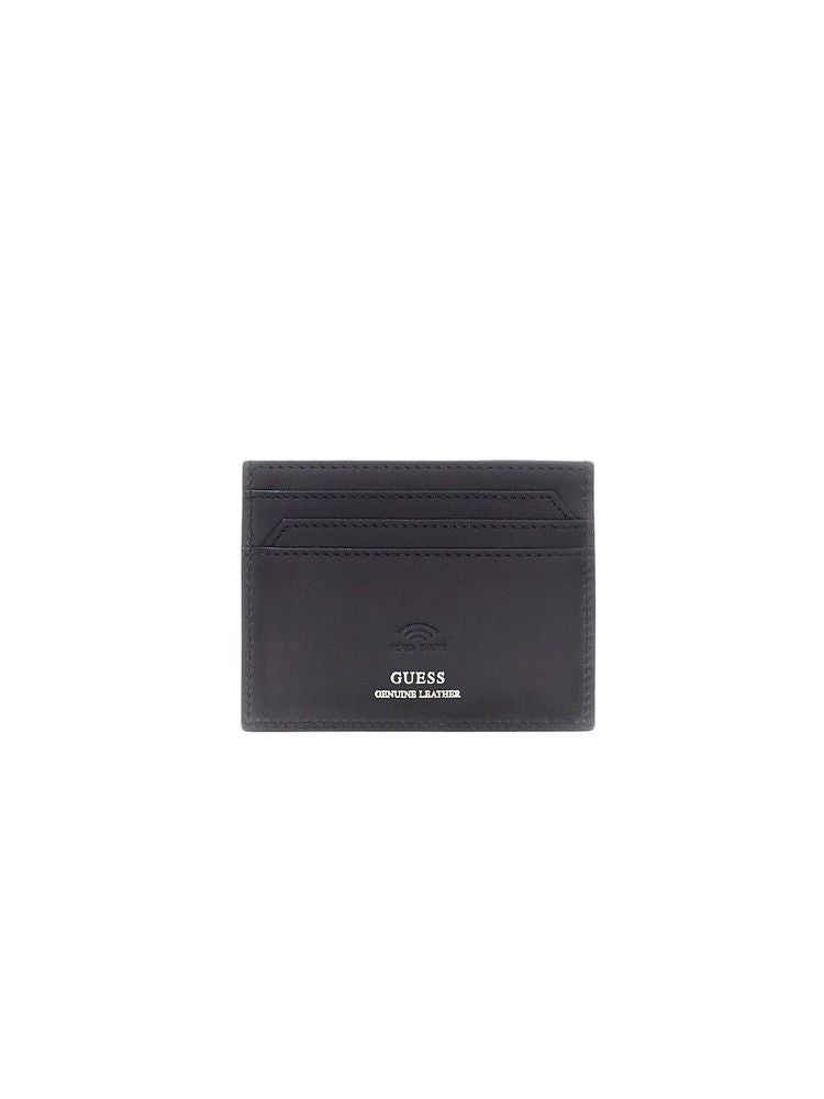 Guess Torino Card Case — Black Leather Cases