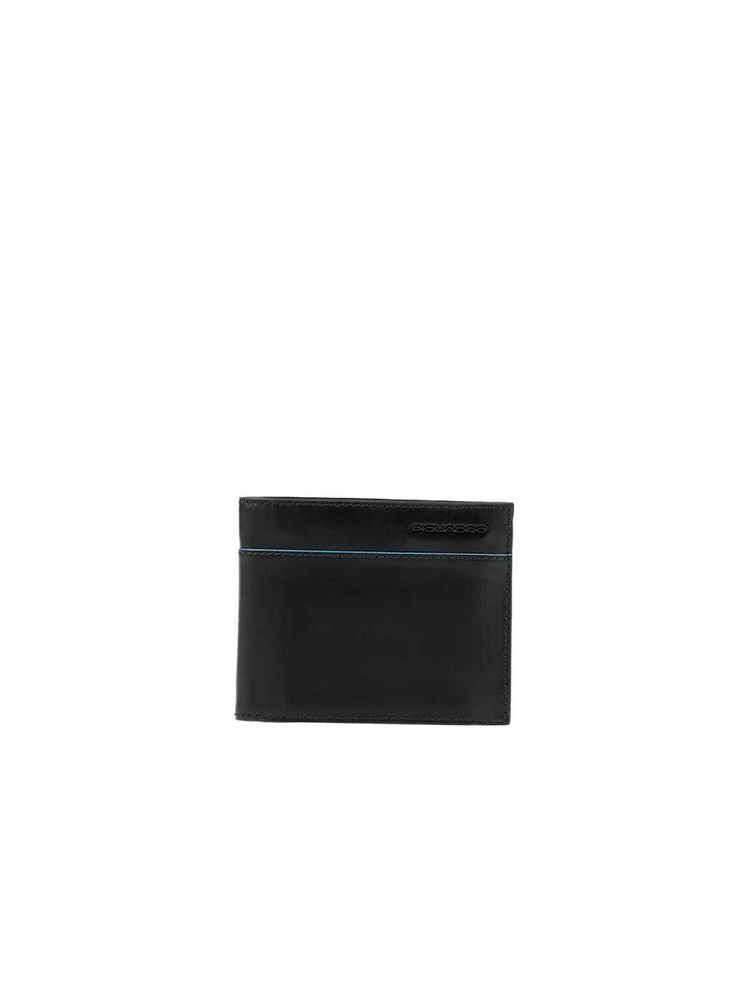 Piquadro B2 Revamp Wallet — Black Leather