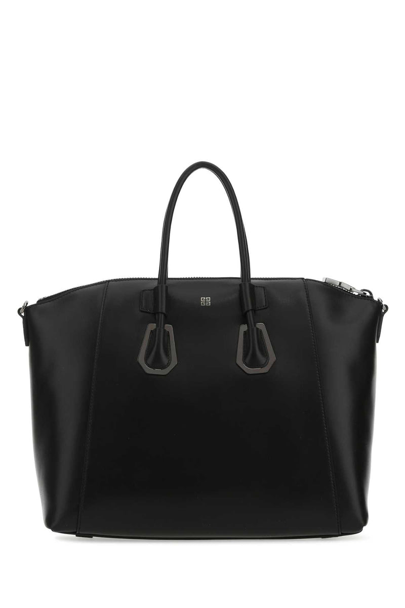 Givenchy Calf Leather Tote Bag — Black