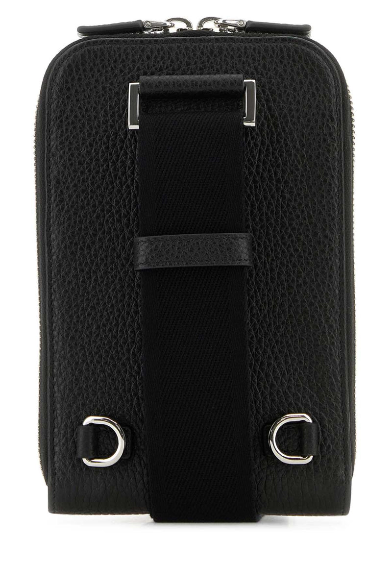 Prada Calfleather Phone Case — Black Wallet