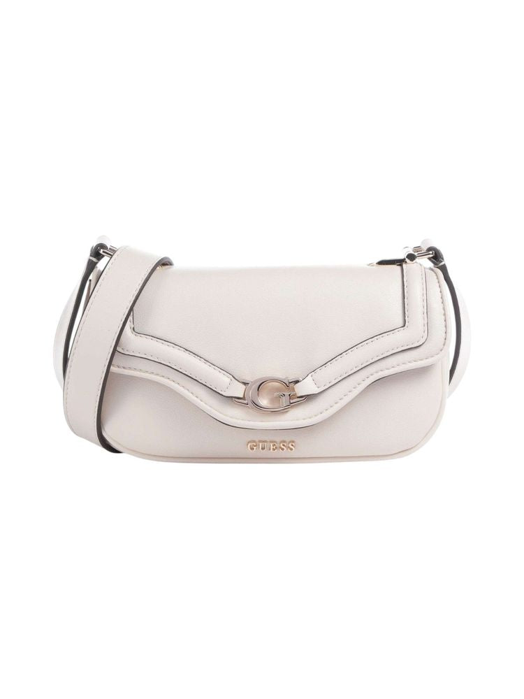 Guess Crossbody Bag — White Polyurethane