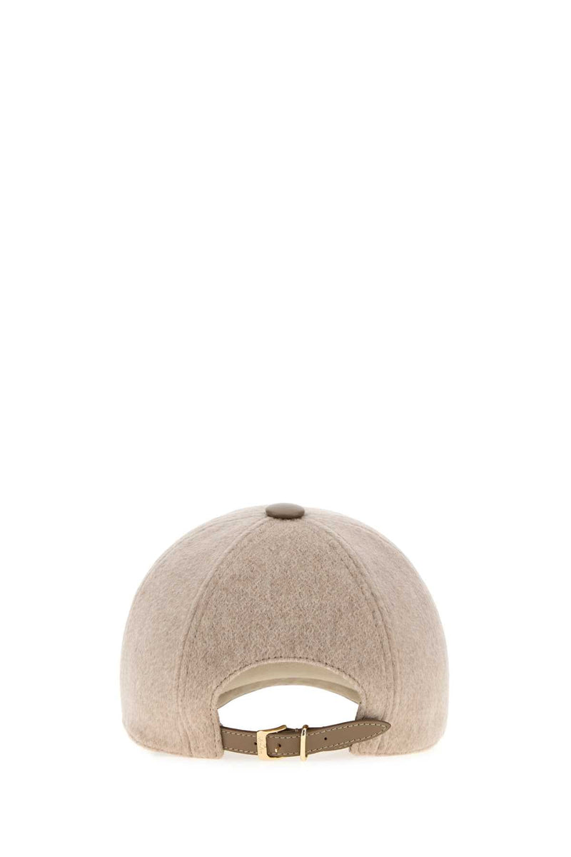 Max Mara Mxaordine Baseball Cap — Beige Caps
