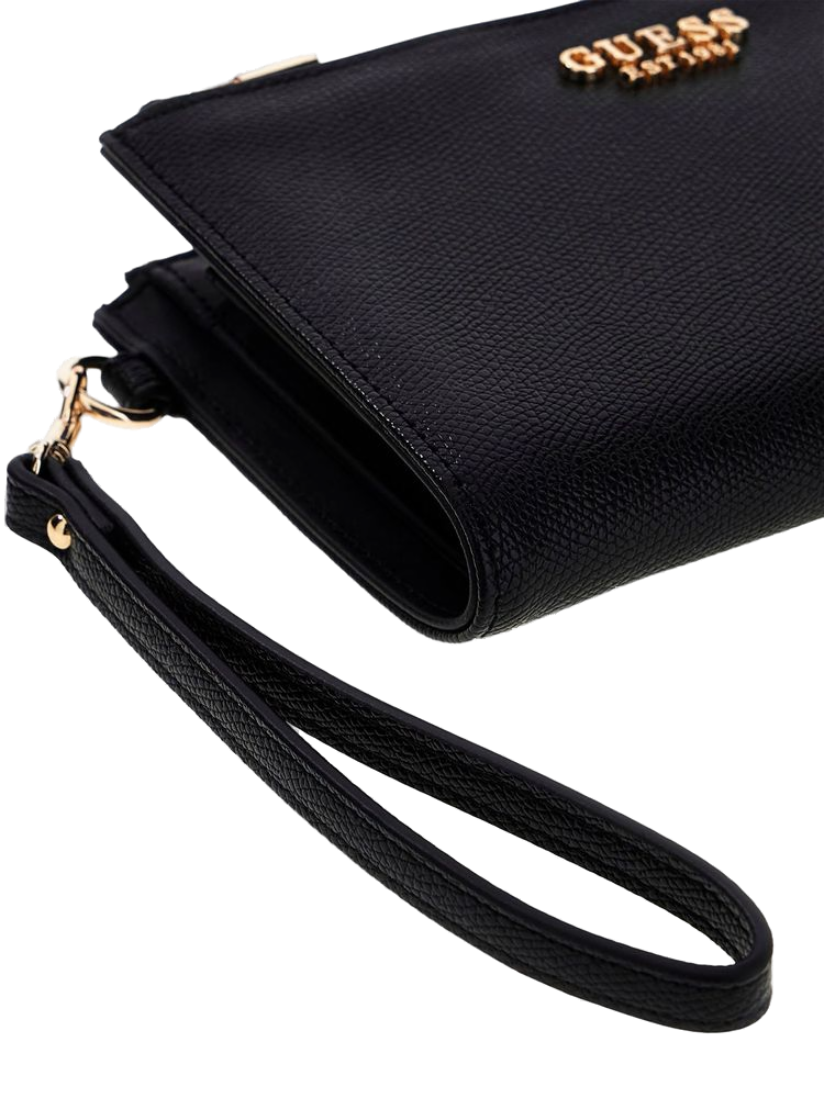Guess Amorette Wallet — Black Polyurethane