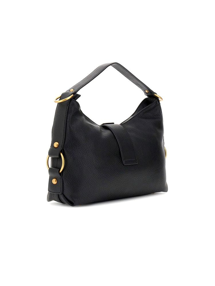 Guess Camden Shoulder Bag — Black Polyurethane