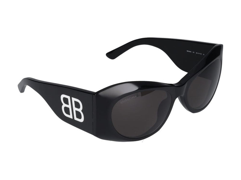Balenciaga Bb0394s Sunglasses — Black Acetate