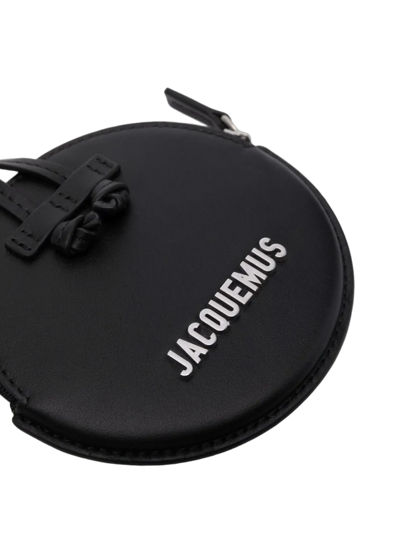 Jacquemus Coin Purse — Black Leather Purses