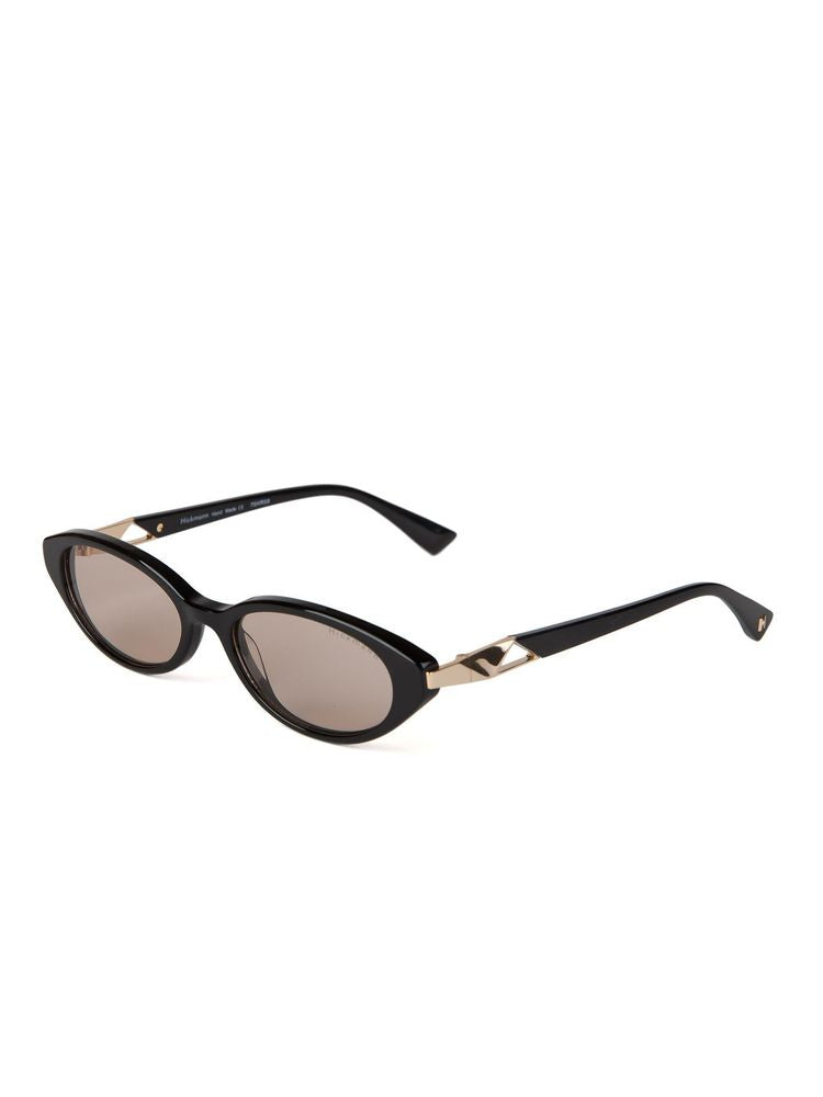 Hickmann Hi9301 Cat-Eye Acetate Sunglasses — Black