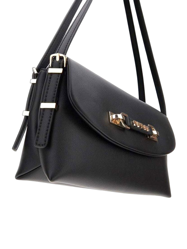 Guess Shoulder Bag — Black Polyurethane