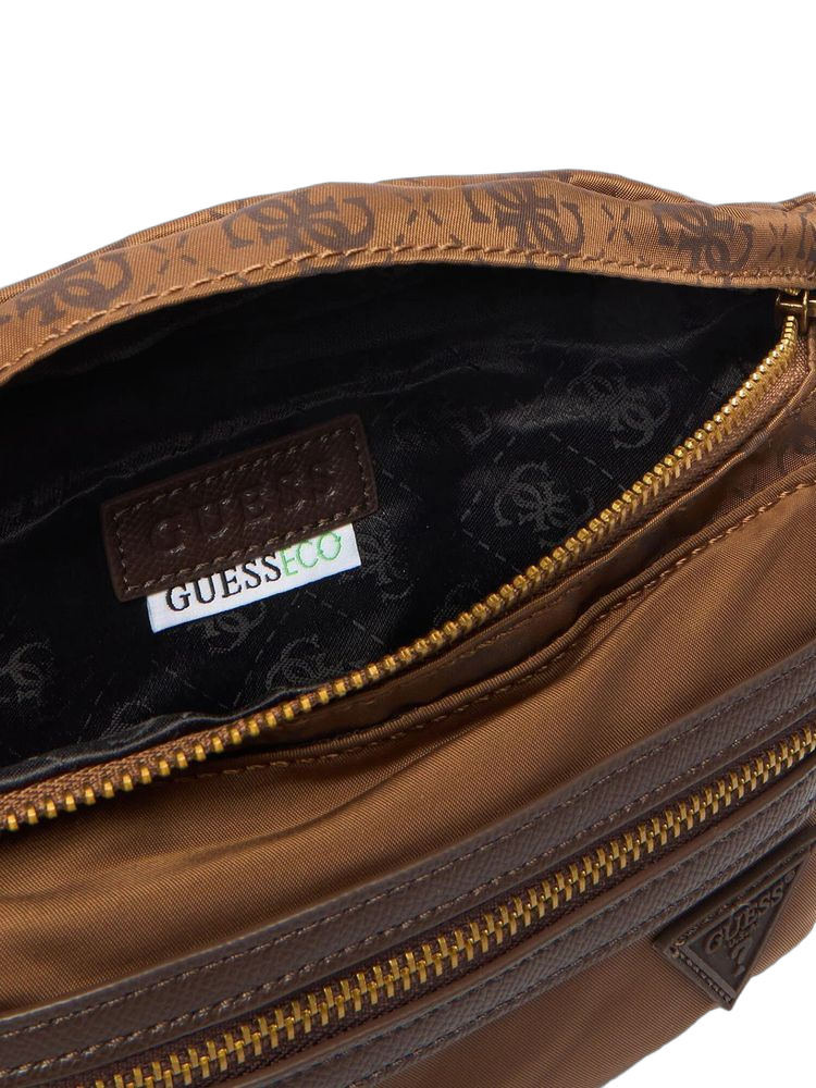 Guess Berlin Belt Bag — Brown Polyester