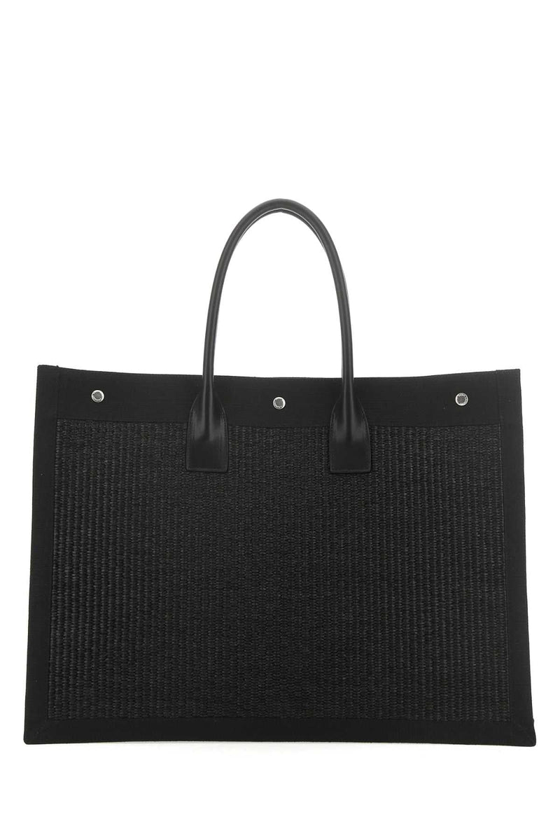 Saint Laurent Rive Gauche Tote Bag — Black