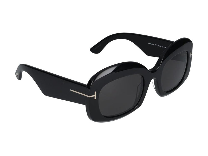 Tom Ford Ft1219 Injected Acetate Sunglasses — Black
