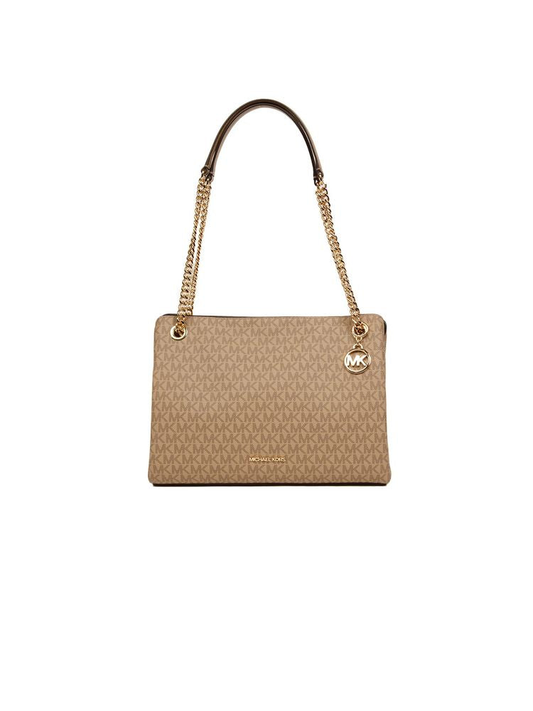 Michael Kors Crossbody Bag — Camel Polyvinyl Chloride