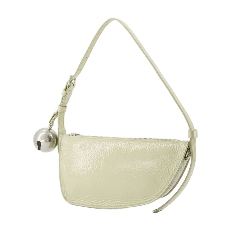 Burberry Shield Sling Mini Wallet — Beige Lambskin