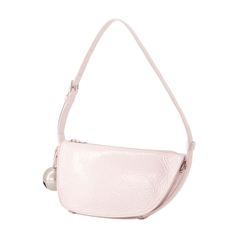 Burberry Shield Sling Mini Shoulder Bag — Pink Lambskin
