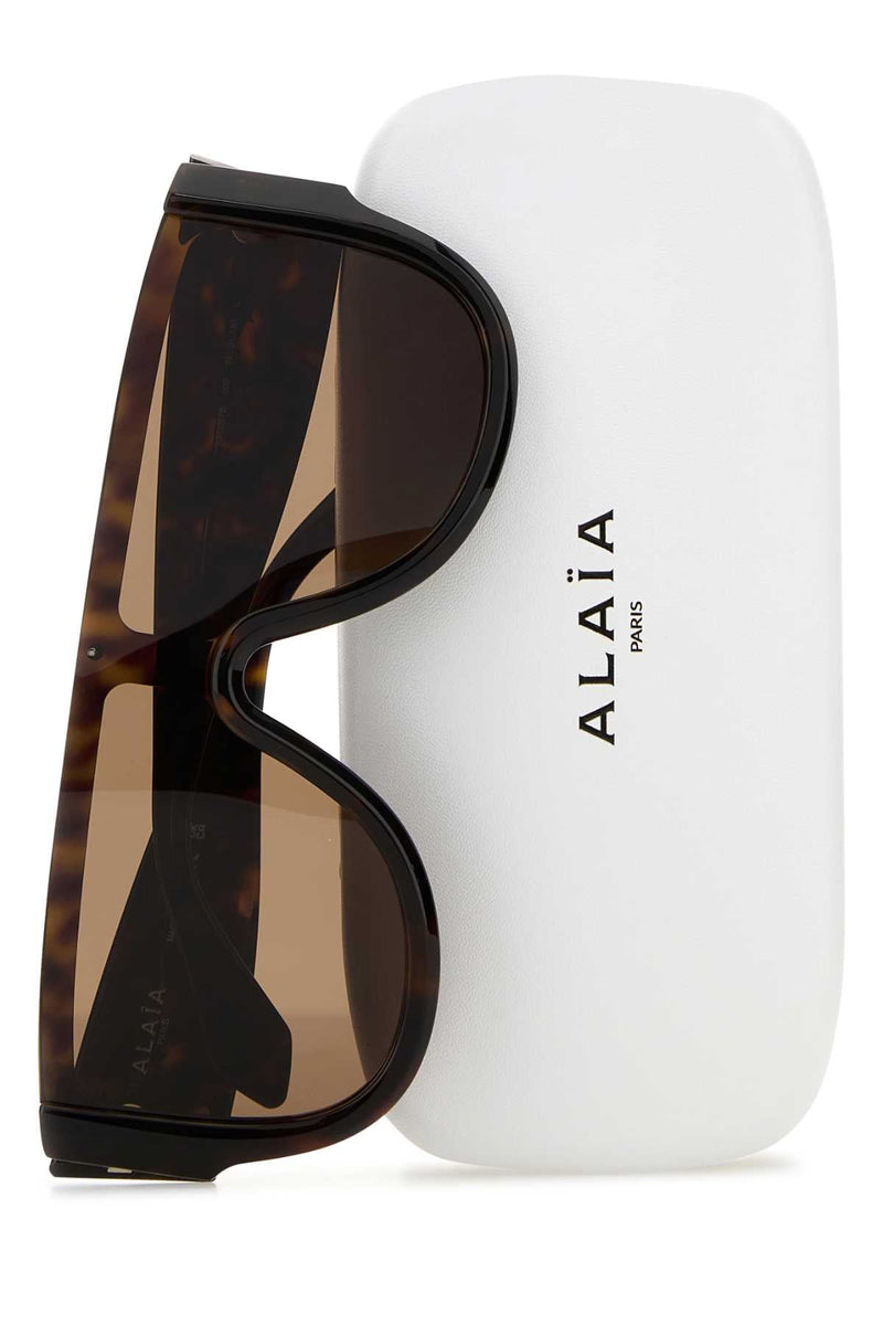 Alaia Best Tortoiseshell Acetate Sunglasses — Brown Exterior