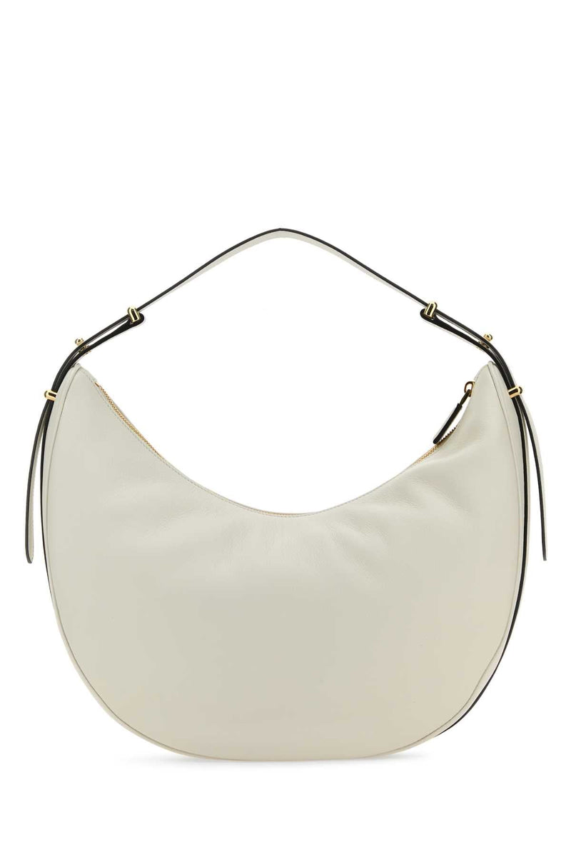 Prada Arquè Shoulder Bag — White Vitello
