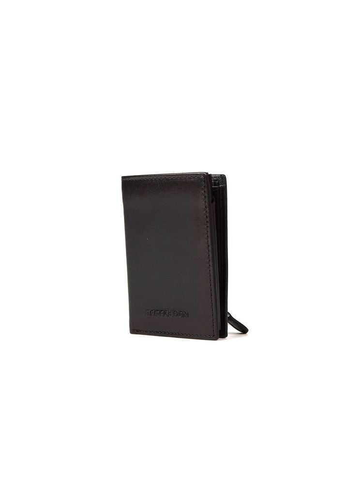 Momo Design Genuine Leather Wallet — Black