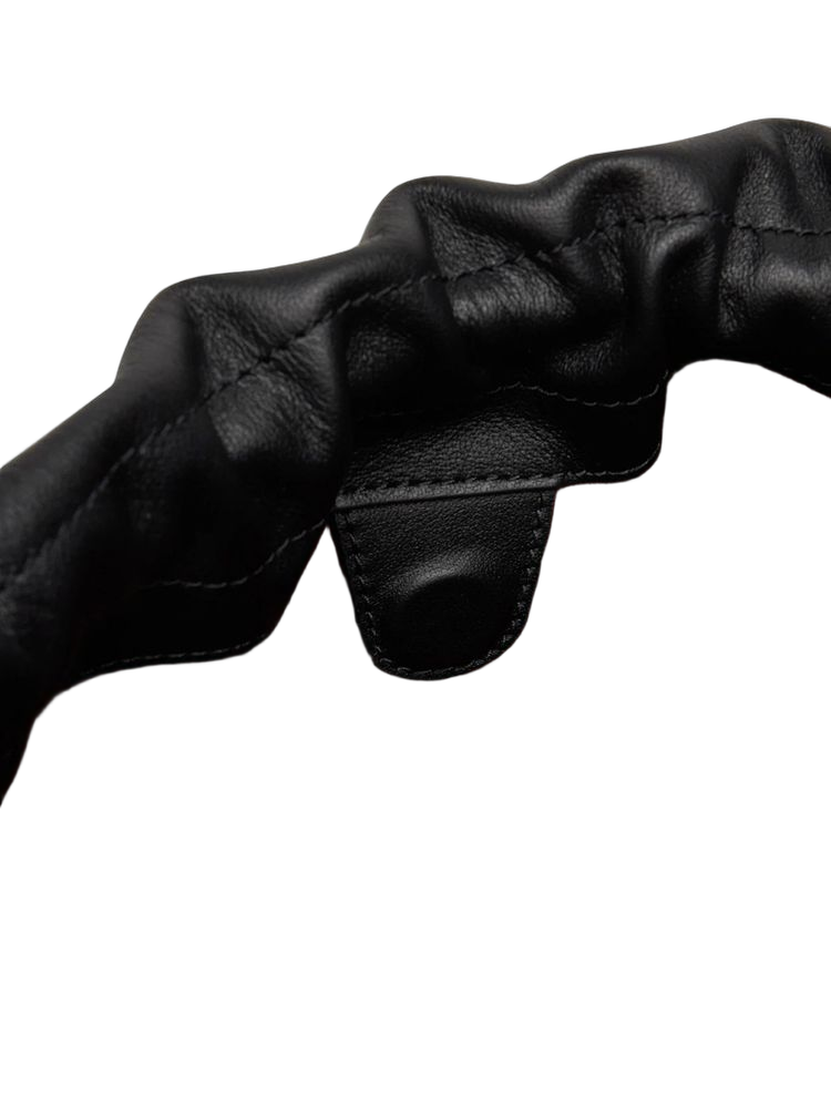 Coccinelle Shoulder Bag — Black Cowhide