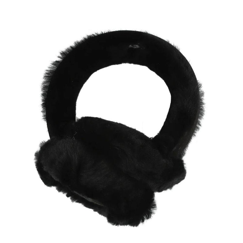 Ugg 20955 Sheepskin Earmuff — Black Winter Hats