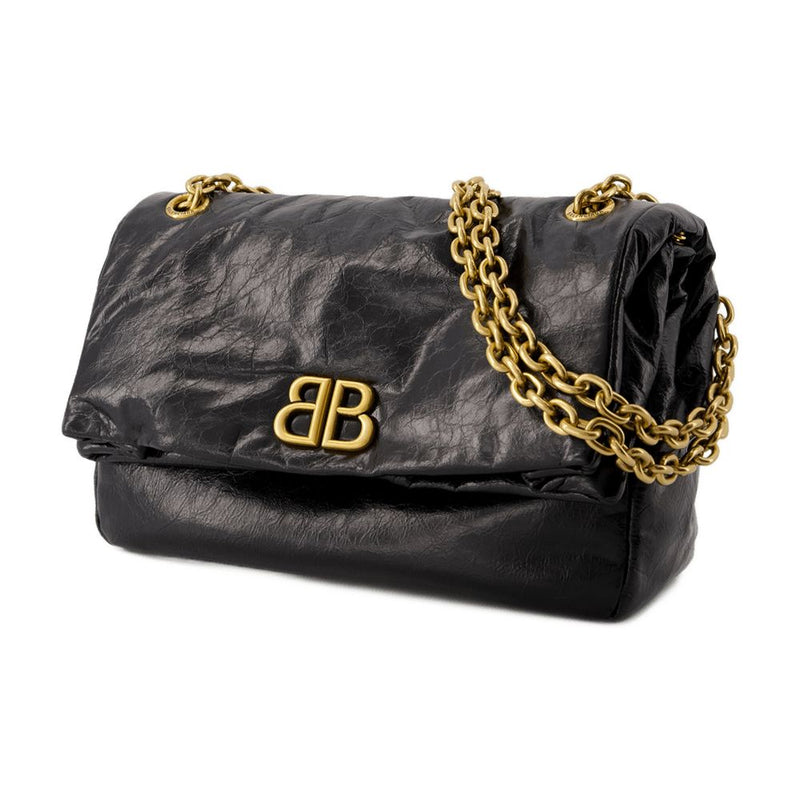 Balenciaga Shoulder Bag — Black Calfskin