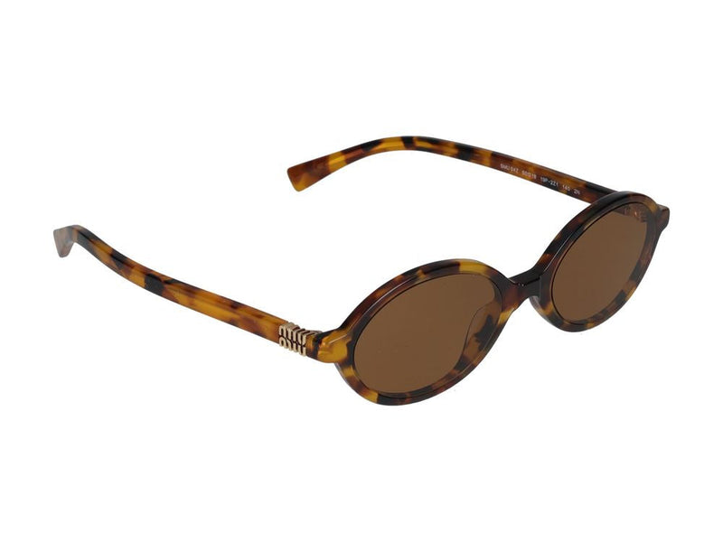 Miu Miu 0mu Tortoiseshell Acetate Sunglasses —
