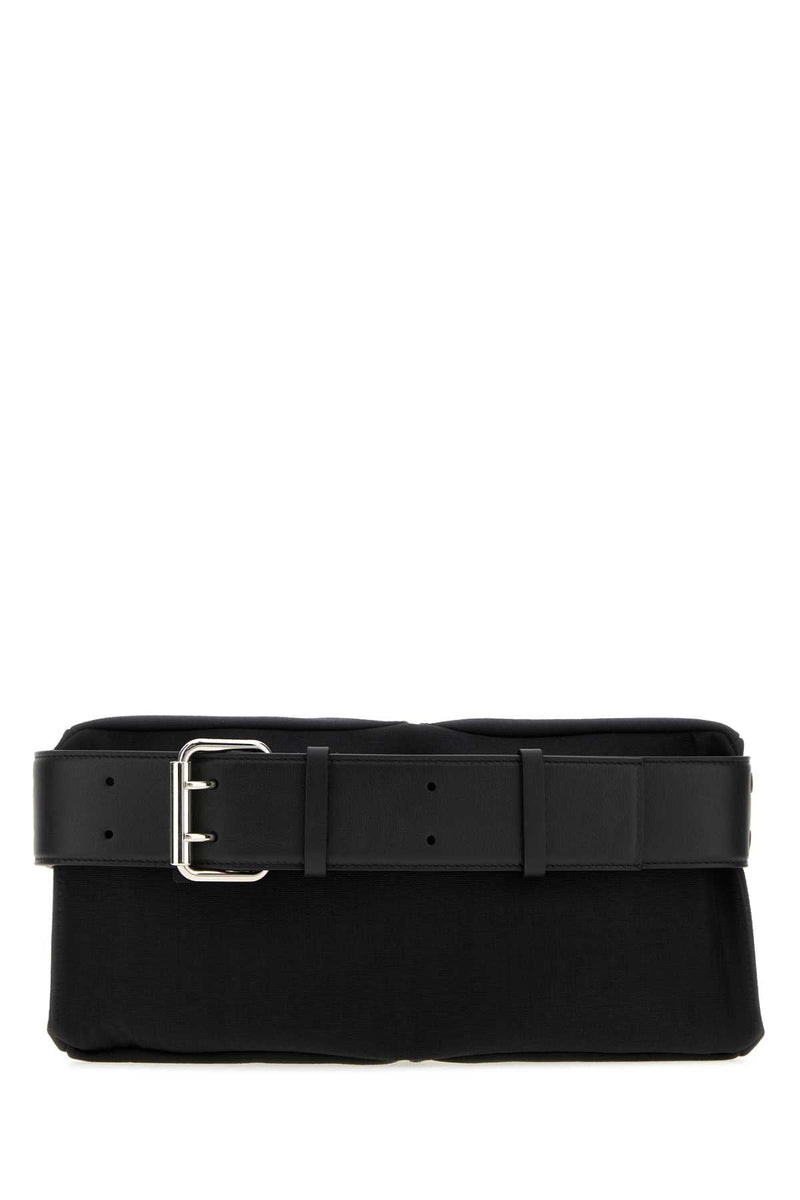 Givenchy Logo Nylon Shoulder Bag — Black