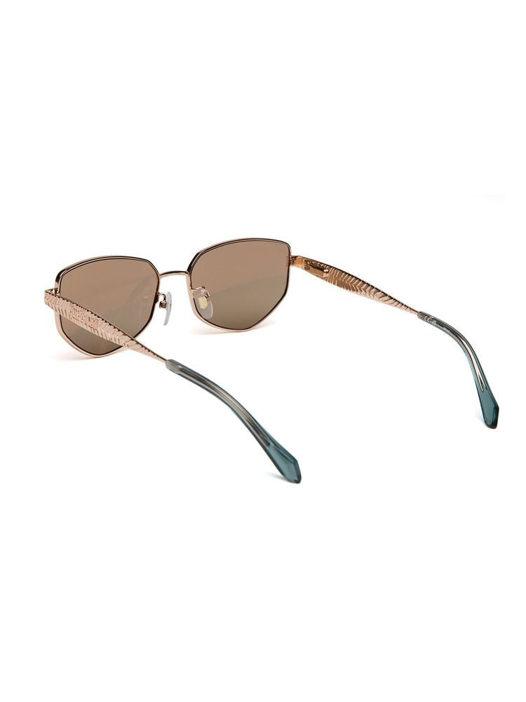 Just Cavalli Sjc200 Stainless Steel Sunglasses — Gold