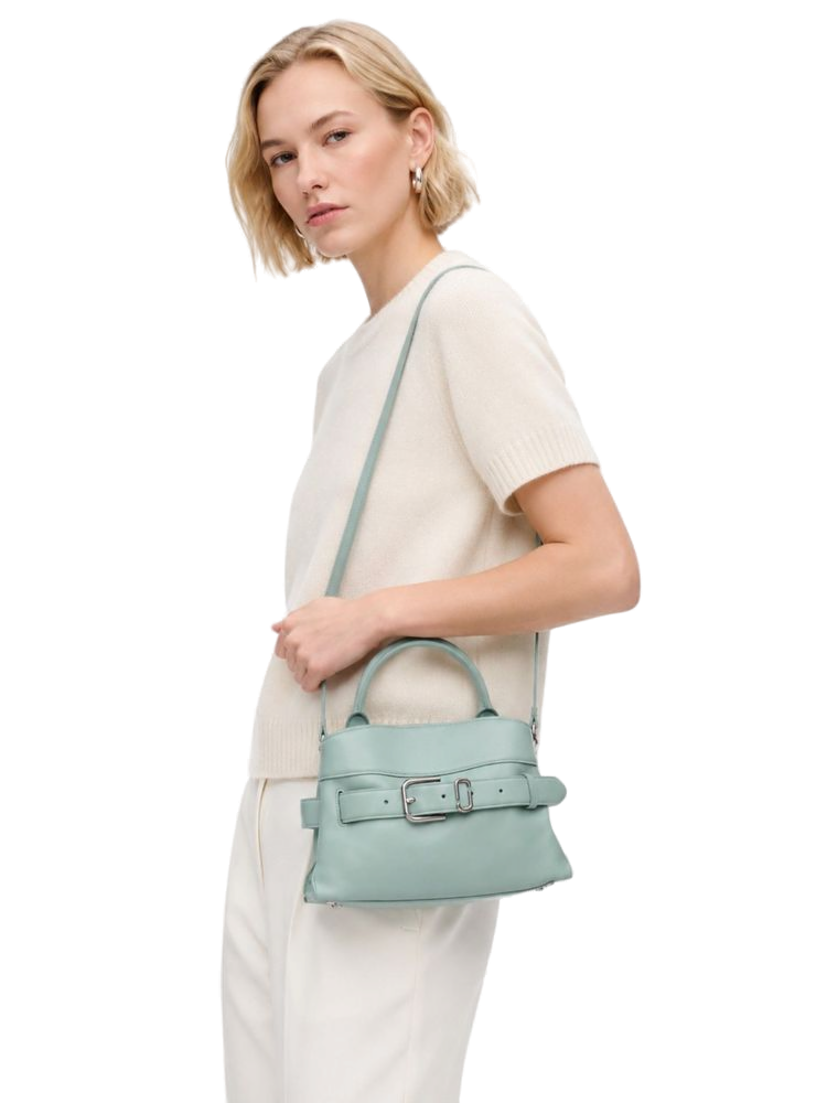 Marc Jacobs Leather Top Handle Satchel — Blue Cow Hand Bags