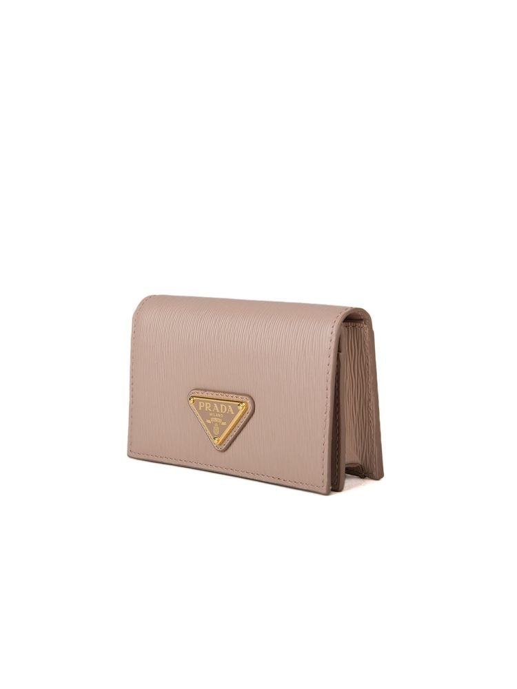 Prada Saffiano Leather Wallet — Pink