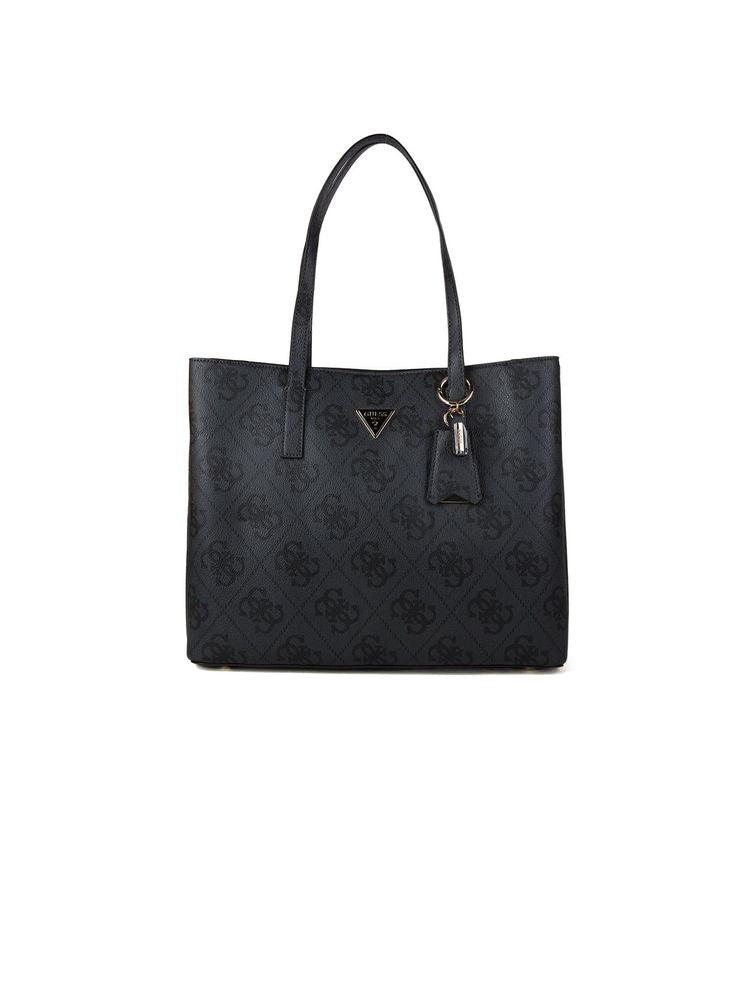 Guess Tote Bag — Black Polyurethane