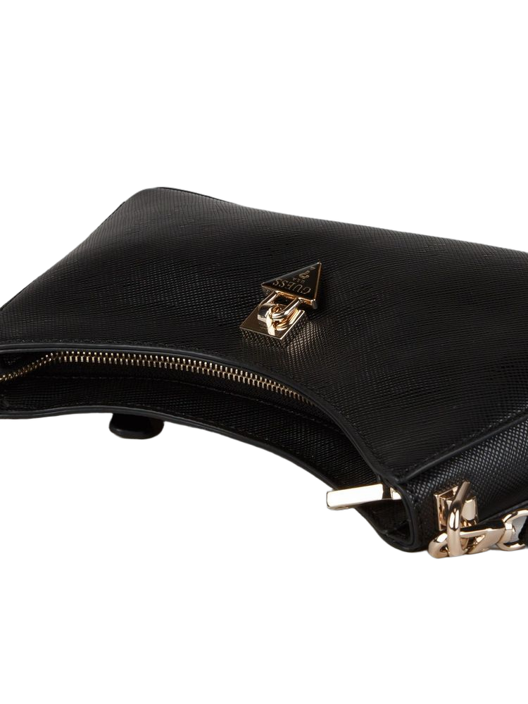 Guess Shoulder Bag — Black Polyurethane