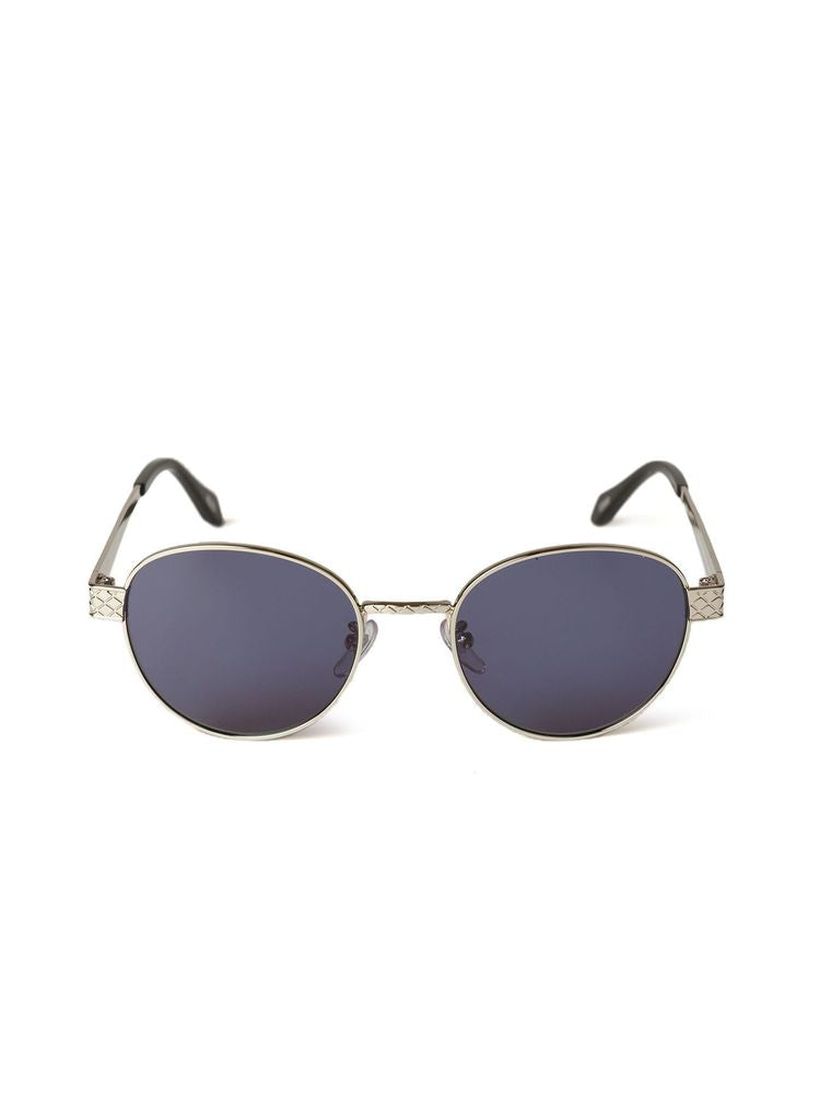 Just Cavalli Sjc181 Polished Palladium Metal Sunglasses — Silver