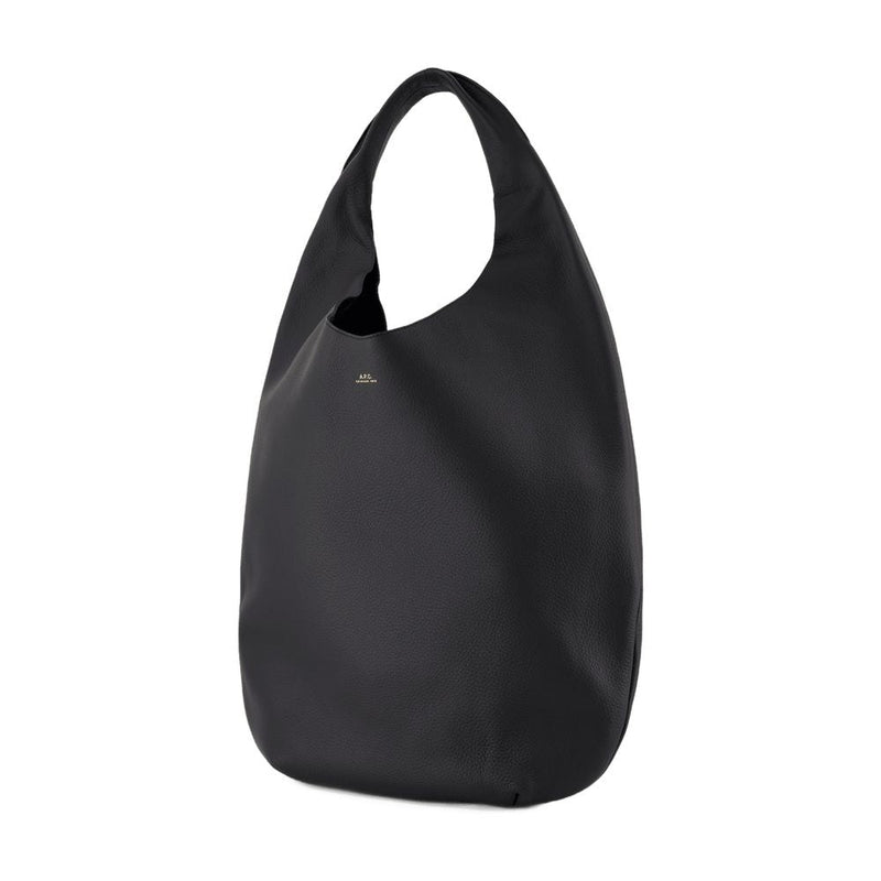 A.p.c. Le Neige Shoulder Bag — Black Cowhide