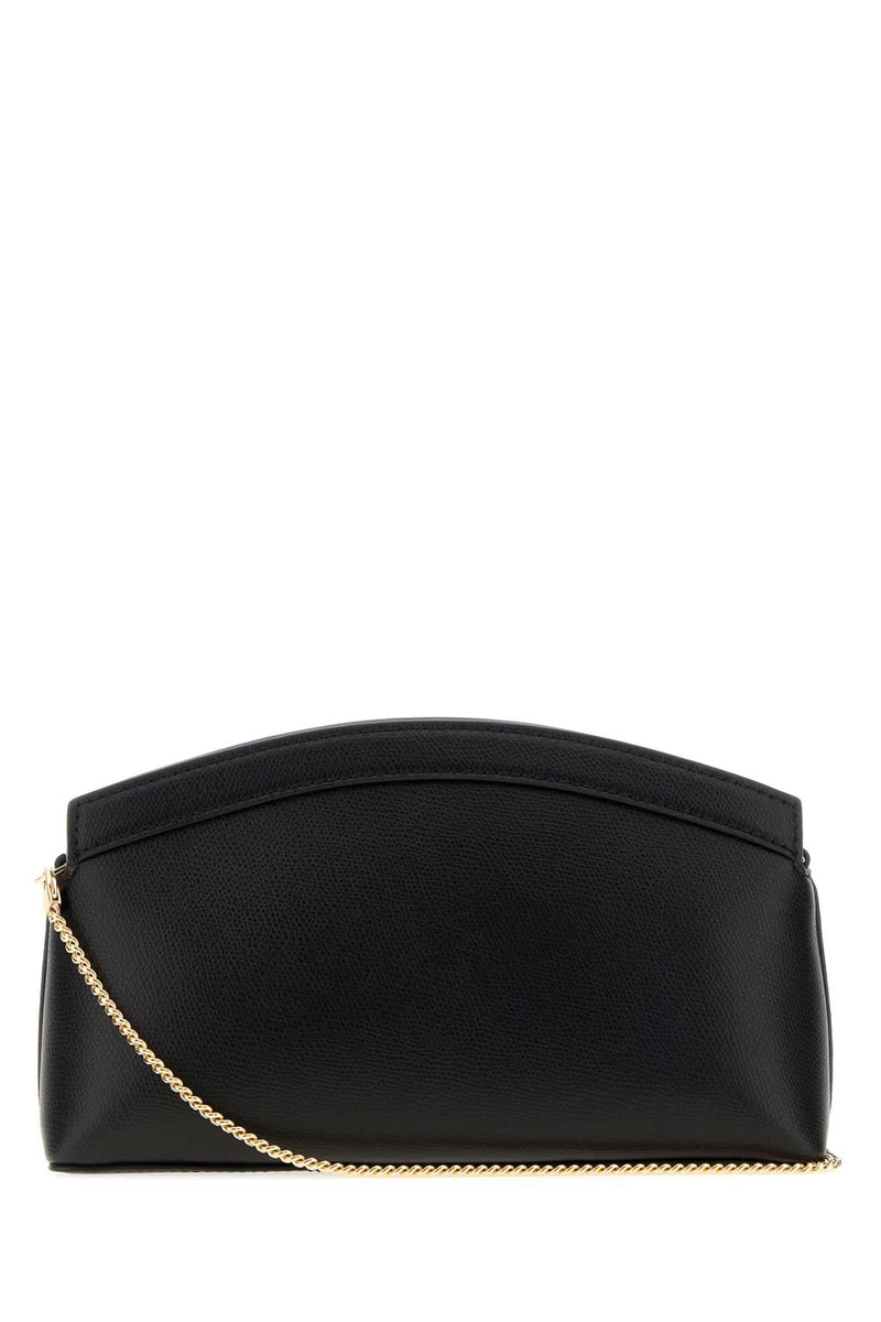 Michael By Kors Dome Clutch — Black