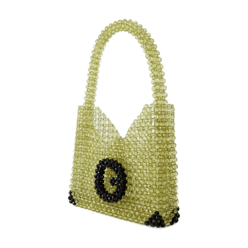 Germanier Beaded Hobo Bag — Green Others