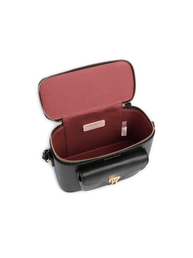 Coccinelle Beat Generatio Crossbody Bag — Black Cowhide
