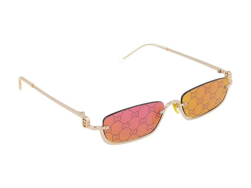 Gucci Gg1278s Gold-Tone Metal Frame Sunglasses — Gold