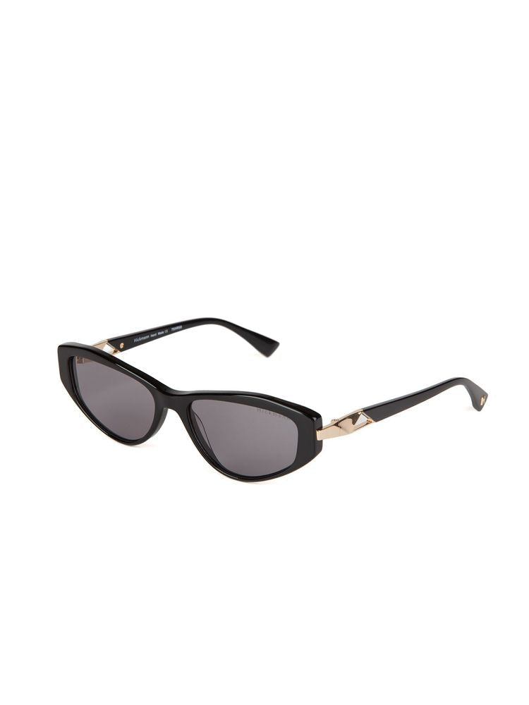 Hickmann Hi9303 Cat-Eye Acetate Sunglasses — Black