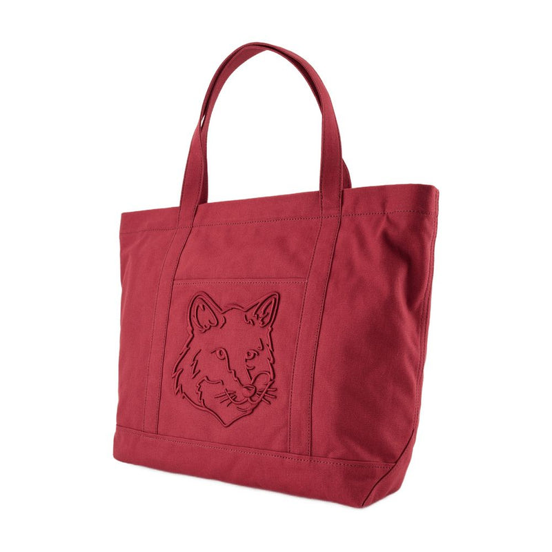 Maison Kitsuné Tote Bag — Red Calfskin