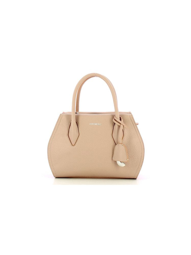 Coccinelle Lord Shoulder Bag — Beige Cowhide