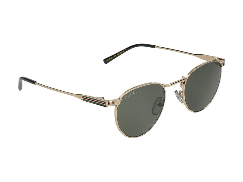 Gucci Gg1875s Round Metal Frame Sunglasses — Gold