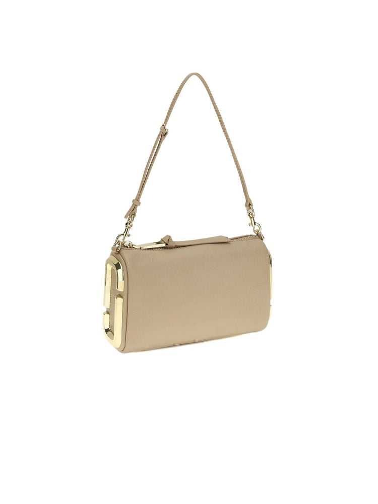 Marc Jacobs Calf Skin Shoulder Bag — Beige