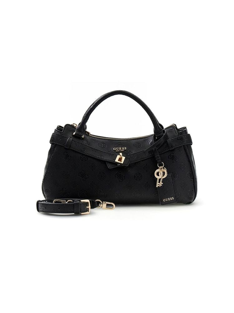 Guess Shoulder Bag — Black Polyurethane