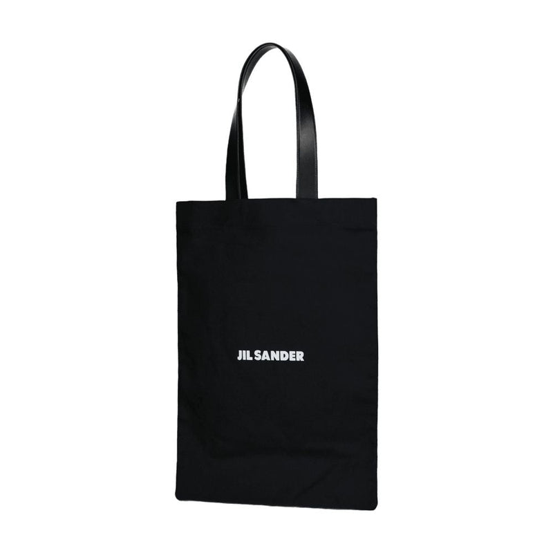 Jil Sander Book Tote Bag — Black Cotton
