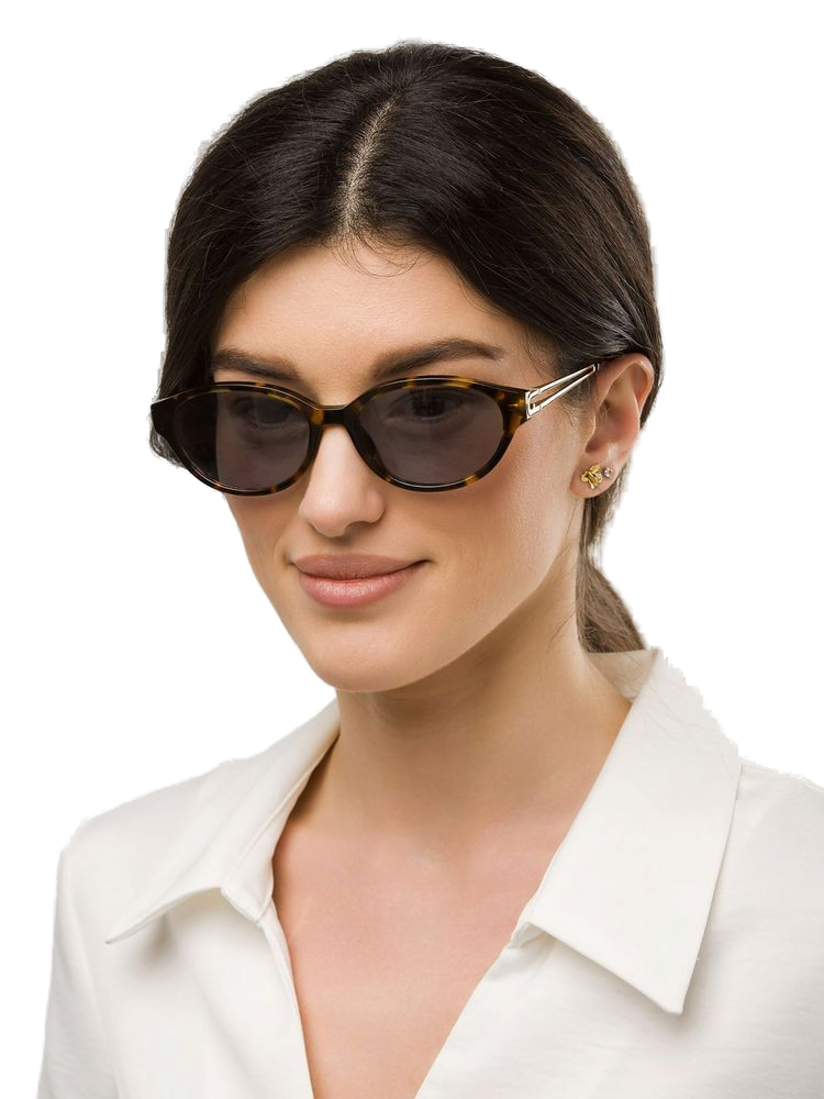 Furla Sfub31 Tortoiseshell Acetate Sunglasses — Brown Combined